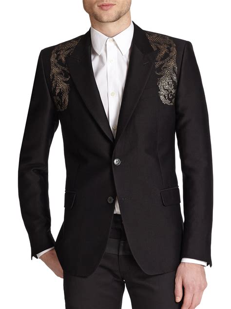 versace collection baroque embellished jacket